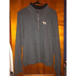 Pink quarter zip pullover